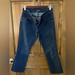 LOFT Petite Women's Modern Kick Crop Jeans